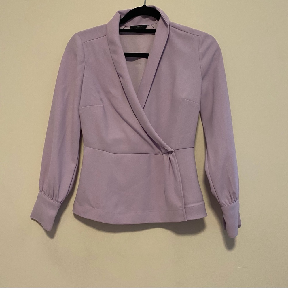 J Crew Lavender Blouse - 00